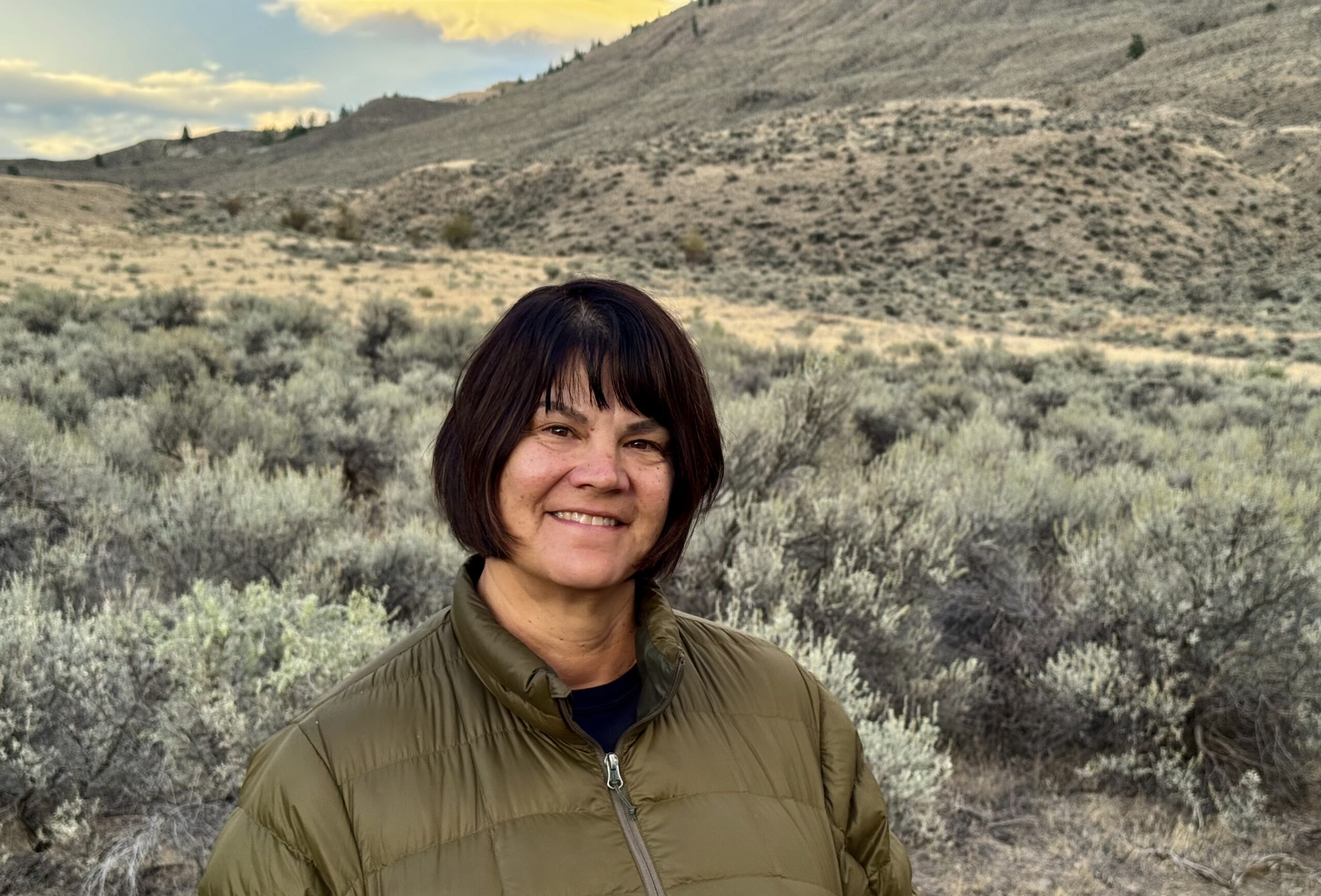 Kelly Terbasket, Founder and Program Director of IndigenEYEZ, at her home on Blind Creek reserve