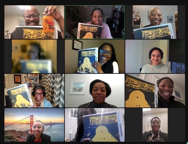 Members of the Black Canadian Fundraisers’ Collective (BCFC), on a Zoom call